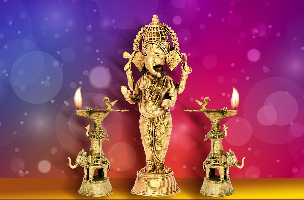 Divine Dhokra Decor for your Pooja Room